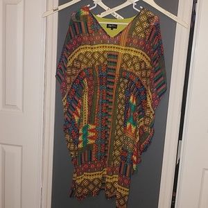 Tribal Print lined dress
